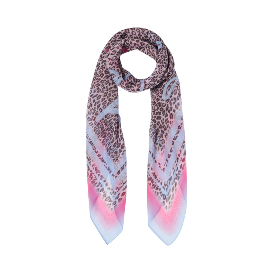 Foulard donna con stampa animalier