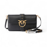 Borsa donna a mano media Love Bag One Slouchy in pelle con doppia tracolla