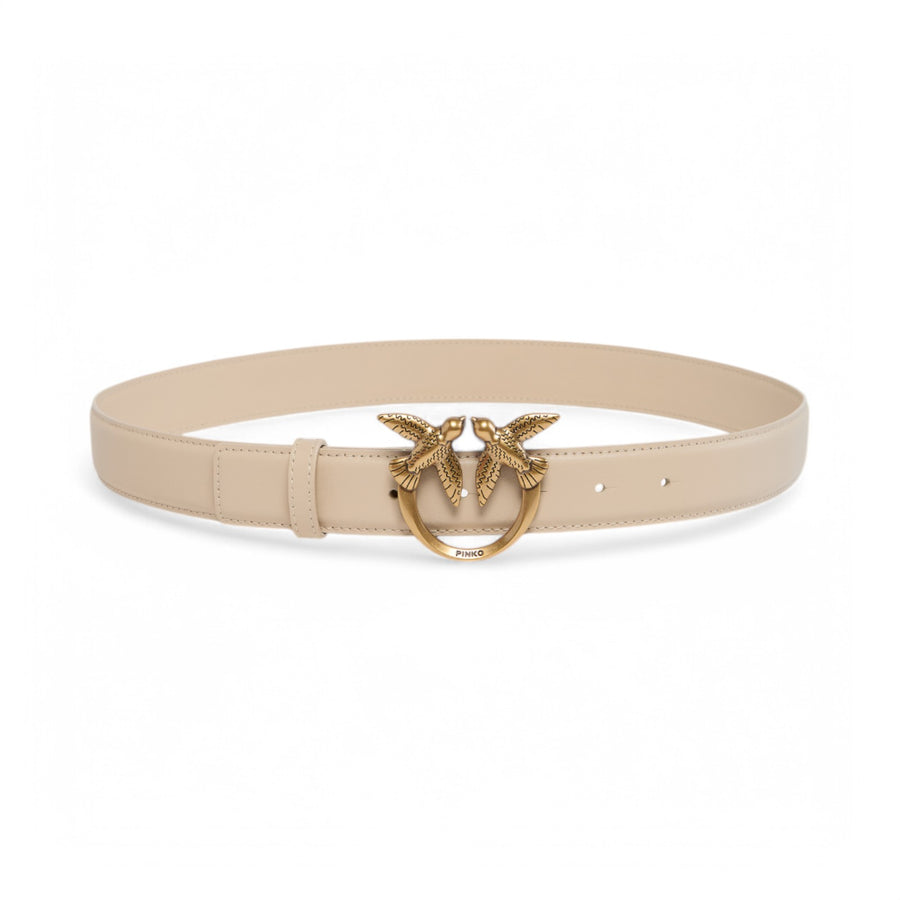Cintura donna Love Birds in pelle 3cm
