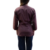 Camicia donna con arricciatura davanti