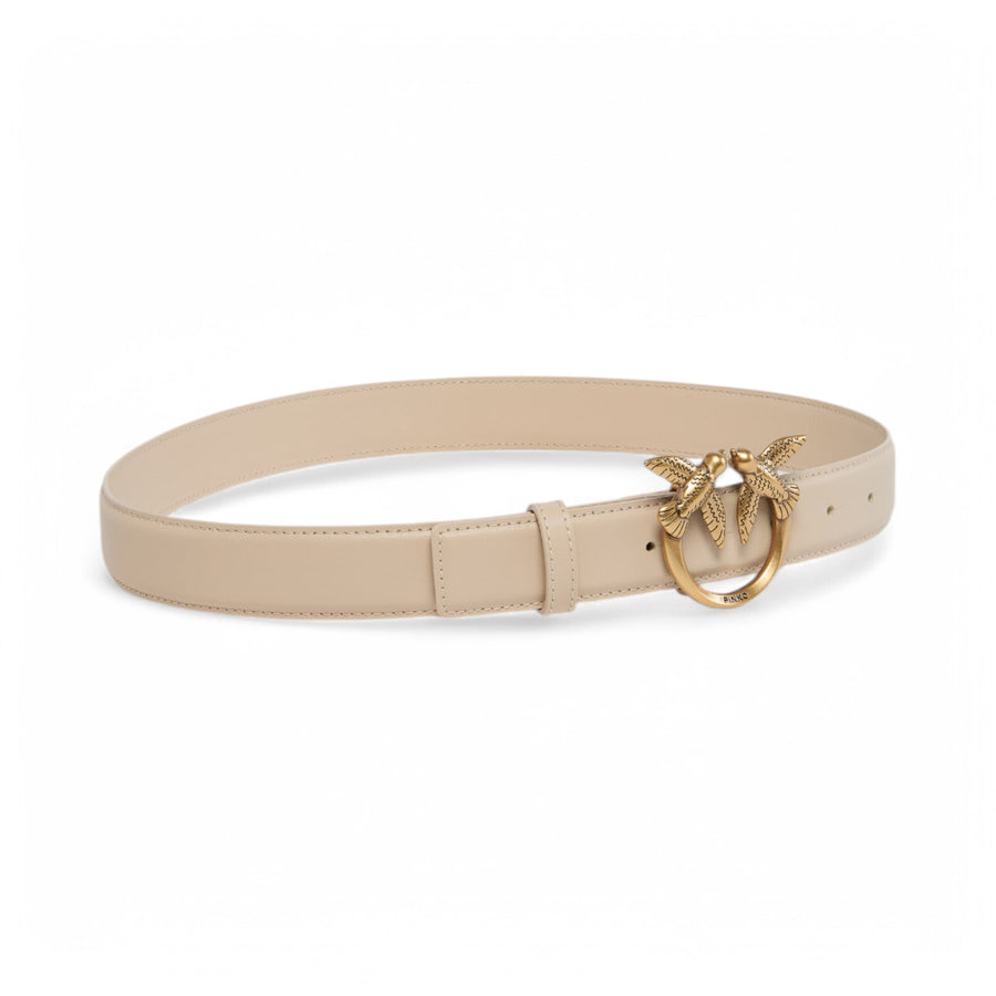 Cintura donna Love Birds in pelle 3cm