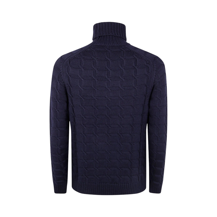 Dolcevita uomo slim fit in lana