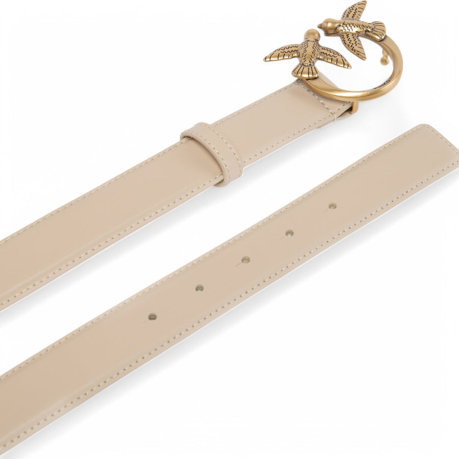 Cintura donna Love Birds in pelle 3cm
