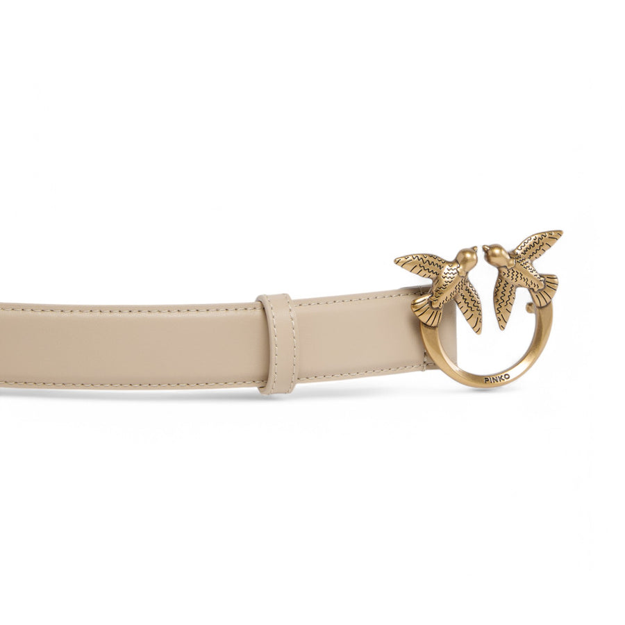 Cintura donna Love Birds in pelle 3cm