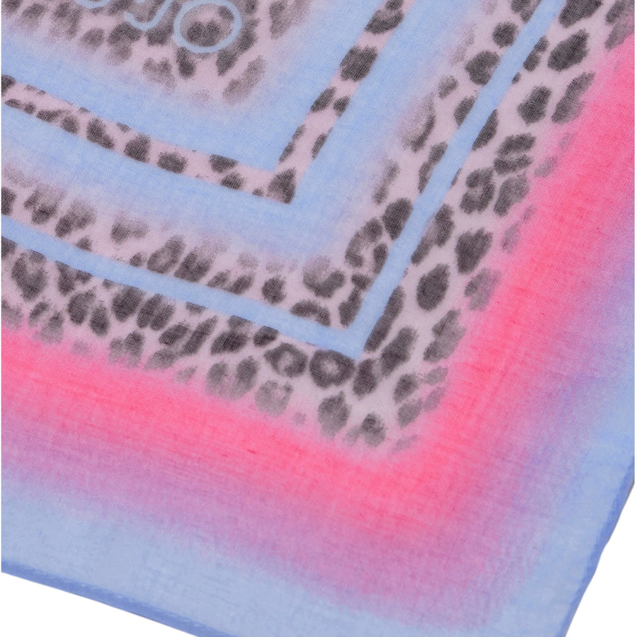 Foulard donna con stampa animalier