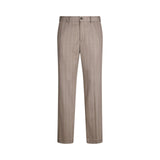 Pantaloni uomo in lana e cotone a righe