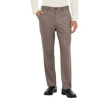 Pantaloni uomo in lana e cotone a righe