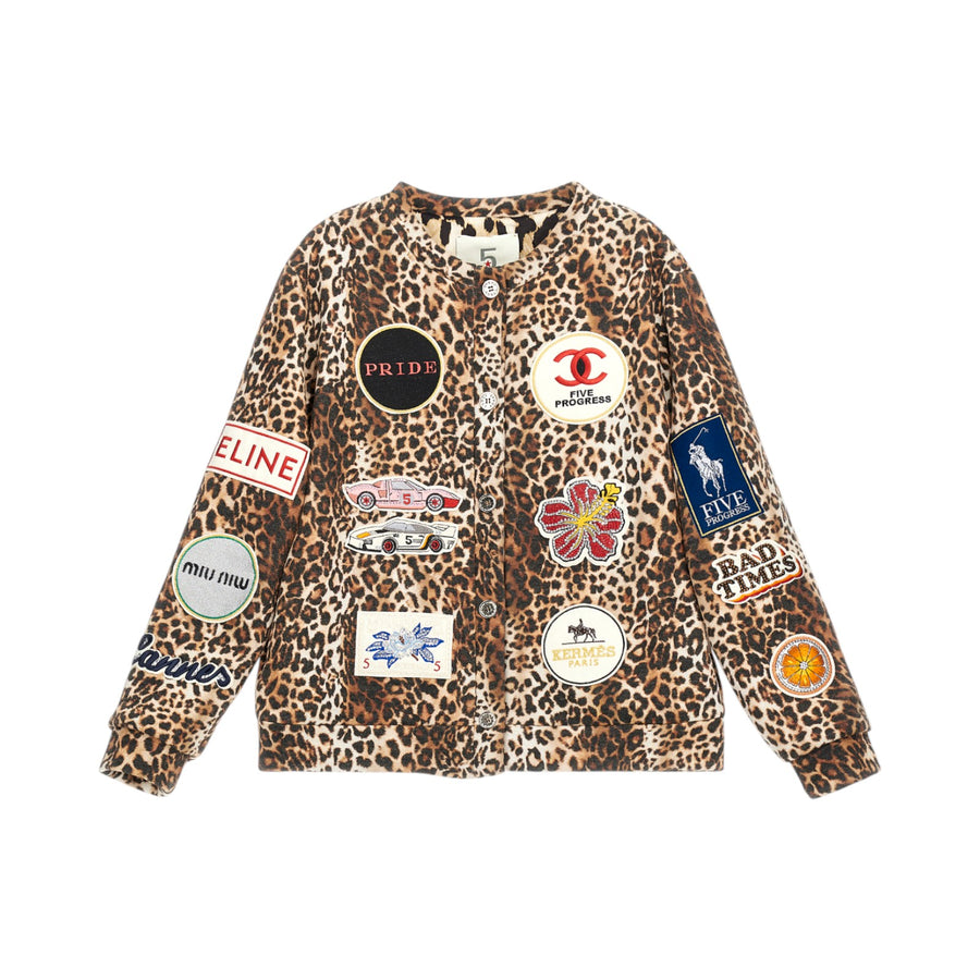 Felpa donna macula patch fake