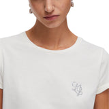 T-shirt donna con strass