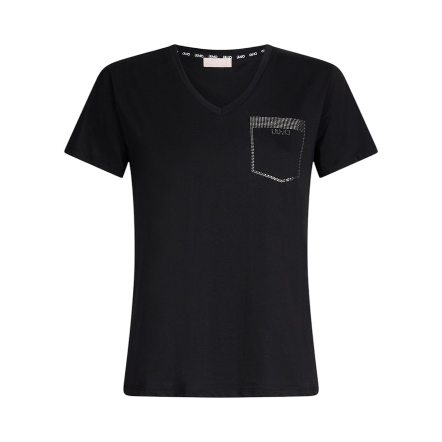 T-shirt donna con strass