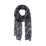 Stola donna degradè con logo