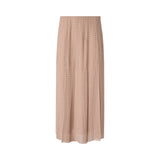 Gonna donna midi con frange e strass