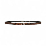 Cintura donna sottile animalier