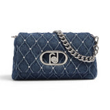 Borsa donna LaPuffy media in denim