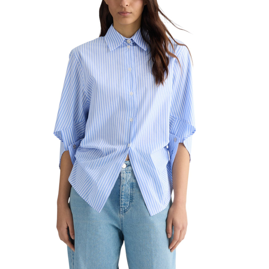 Camicia donna con maniche ampie