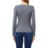 Maglia donna con scollo a V