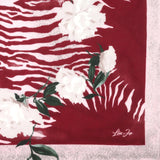 Foulard donna animalier floreale