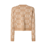 Cardigan donna con logo Love Birds