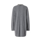 Abito donna in maglia con collo strass