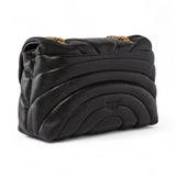 Borsa a tracolla grande Love Bag Puff in nappa trapuntata farfalla