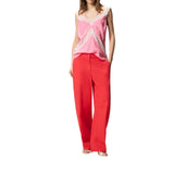 Top donna lingerie maculato con pizzo
