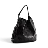 Horse donna Belt Bag in pelle croco