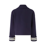 Caban donna corto in panno