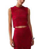 Top donna in crochet