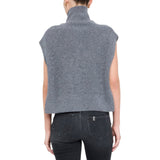 Gilet donna 100% lana con ricami gioiello