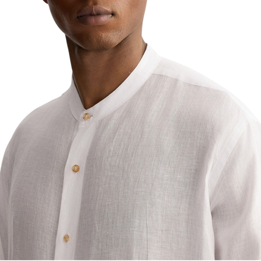 Camicia coreana 100% lino