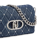 Borsa donna LaPuffy media in denim