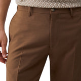 Pantaloni uomo chino in misto lana