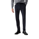 Pantaloni uomo in misto lana beaver