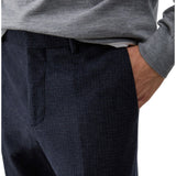 Pantaloni uomo in misto lana beaver
