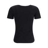 T-shirt donna a costine con ricamo Love Birds