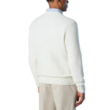 Maglia uomo con lavorazione a nido d'ape