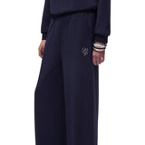 Pantaloni donna flare in scuba