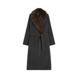 Cappotto donna a vestaglia in lana