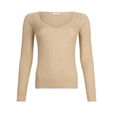 Maglia donna con scollo a V