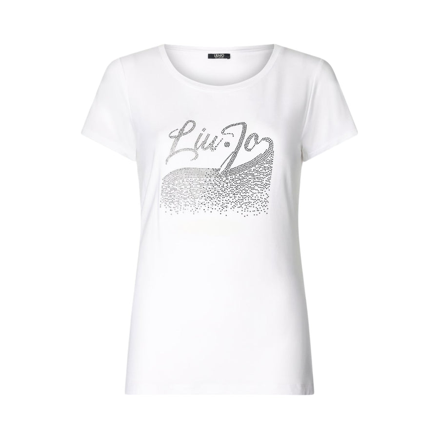 T-shirt donna con strass