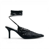 Slingback donna intrecciate Handcraft Minimal Shape