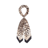 Foulard donna grande con stampa animalier