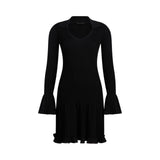 Abito donna corto in maglia