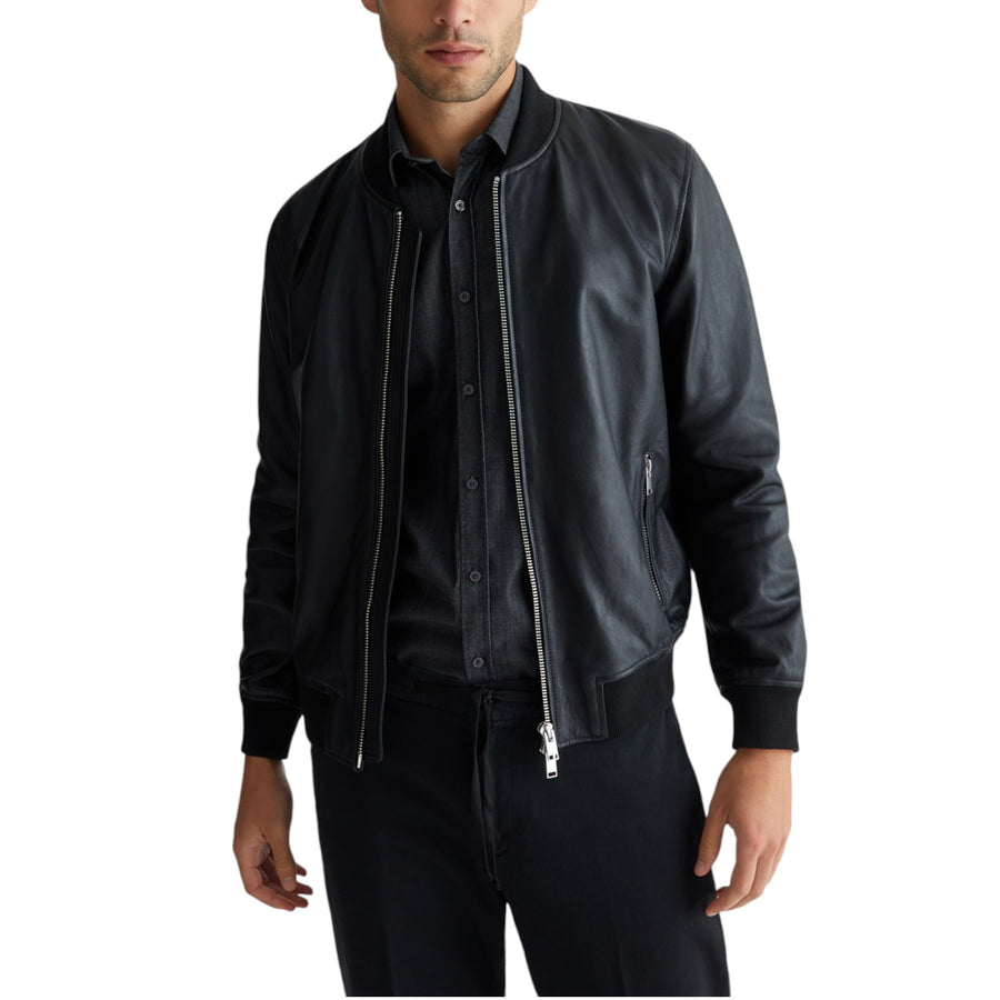 Bomber in pelle uomo