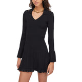 Abito donna corto in maglia