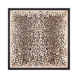 Foulard donna grande con stampa animalier