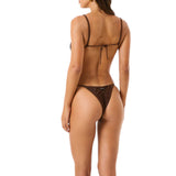 Bikini donna triangolo glam lurex resort