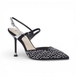 Slingback donna full strass