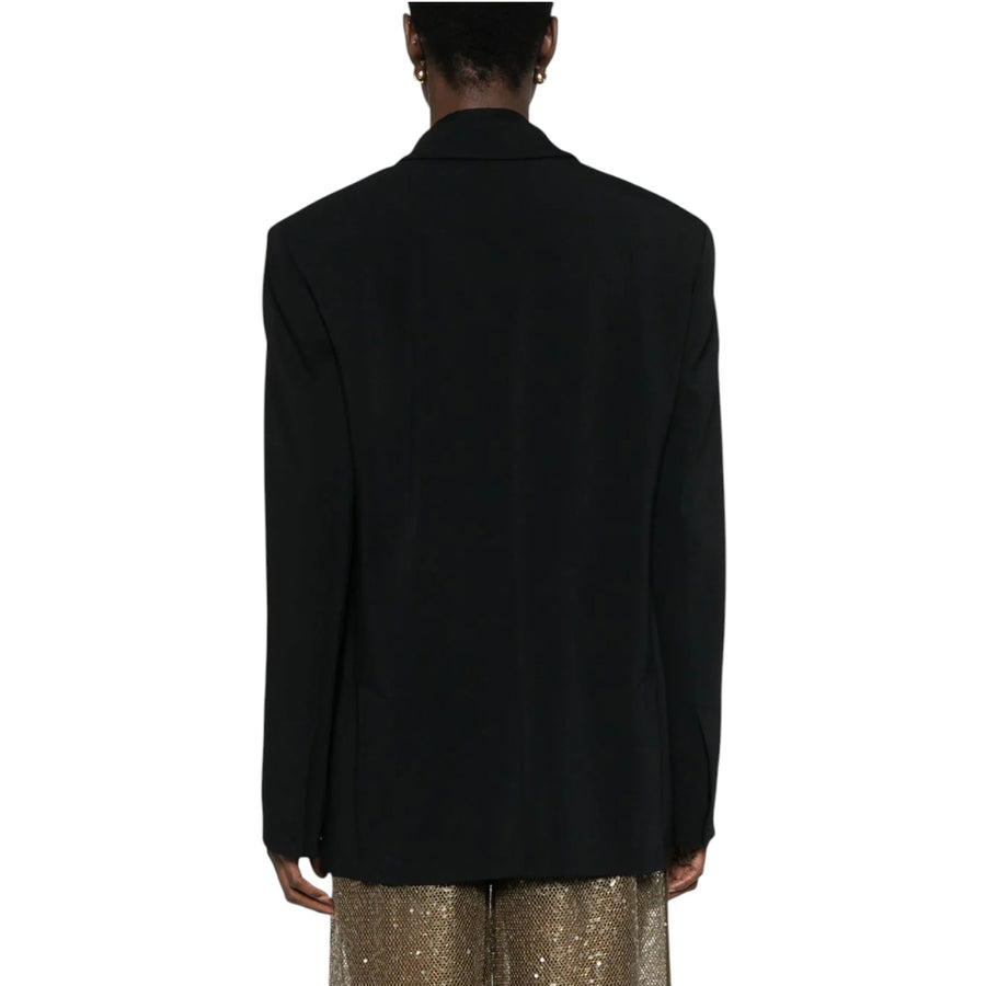 Blazer donna monopetto cady con bottone gioiello