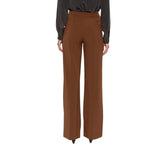 Pantaloni donna a palazzo con cintura